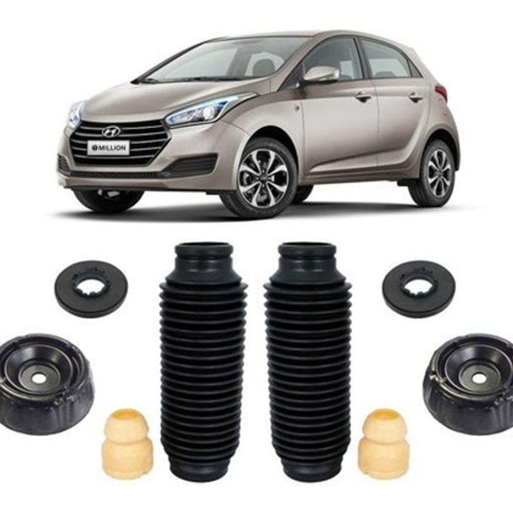 Kit Batente Suspensão Dianteira Hyundai Hb20 2016 2017 2018