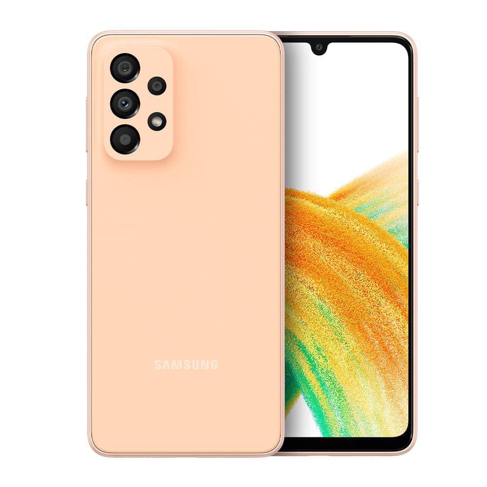 Smartphone Samsung Galaxy A33 5G, 6GB RAM, 128GB, Dual Chip, Tela Infinita de 6.4" Rosê