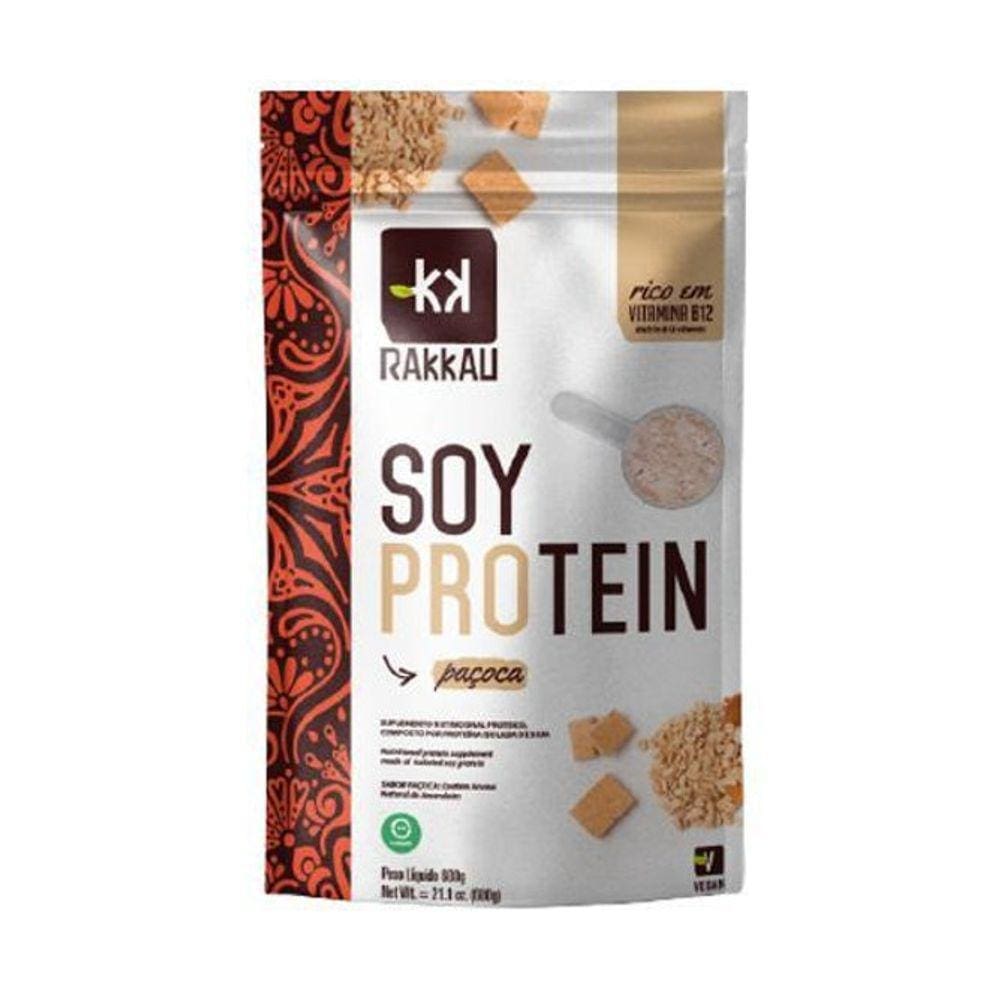 Soy Protein Paçoca Vegana Rakkau 600G