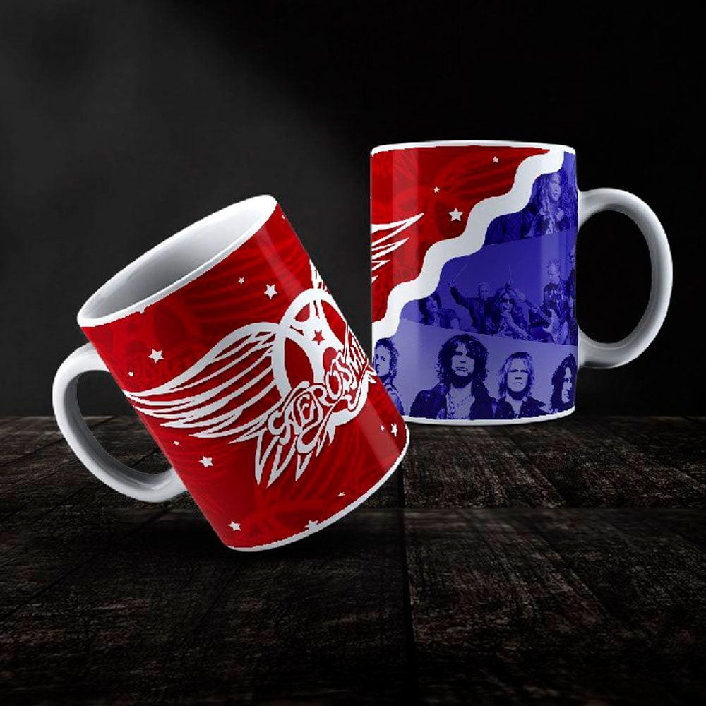 Caneca Cerâmica Rock Aerosmith
