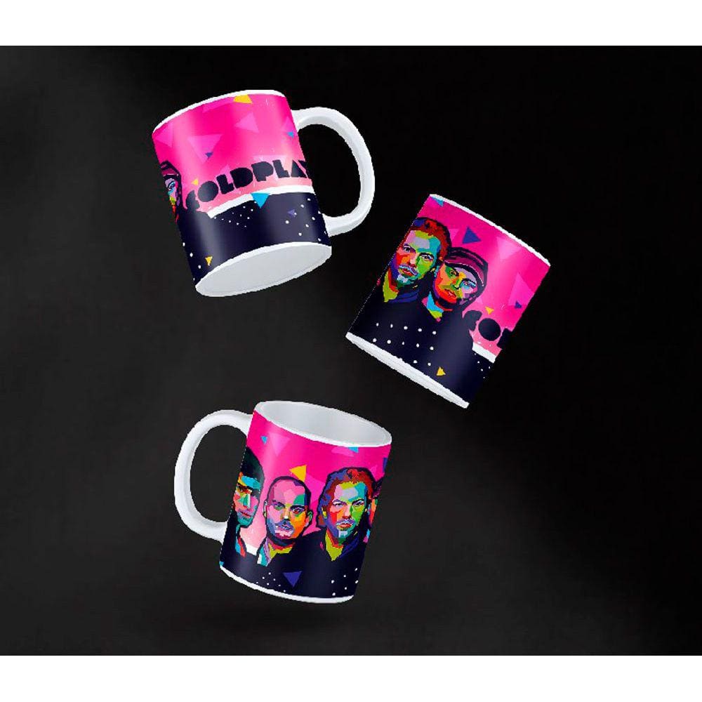 Caneca Cerâmica Rock Coldplay