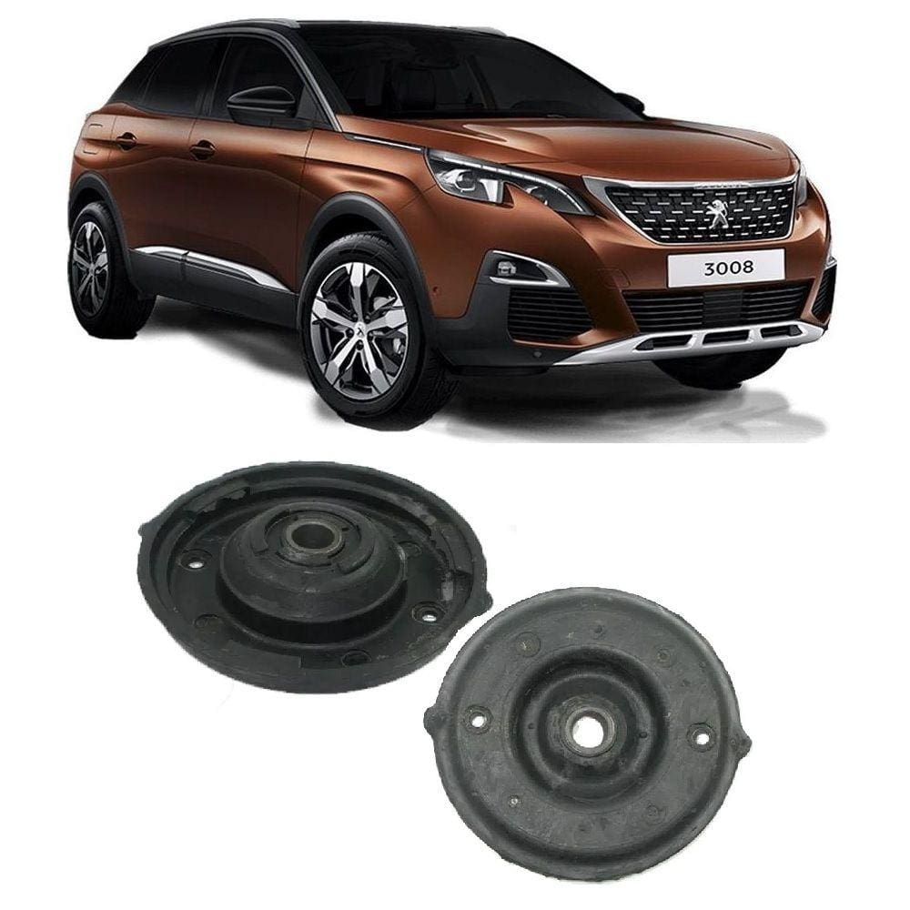 Coxim do Amortecedor Peugeot 3008 Dianteiro 2008 Até 2016 O Par