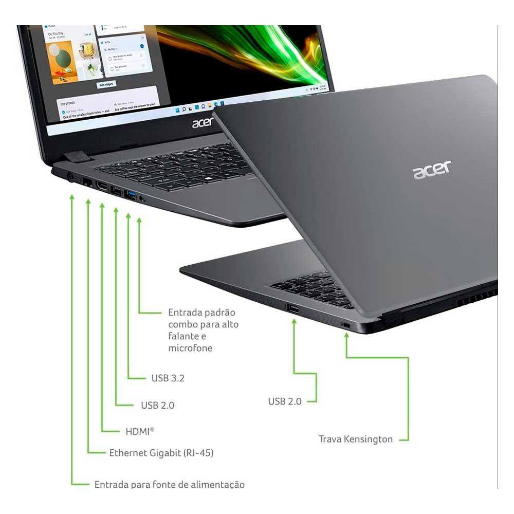 Notebook A315-56-3478 CI3 1005G1 4 GB 256 | Extra
