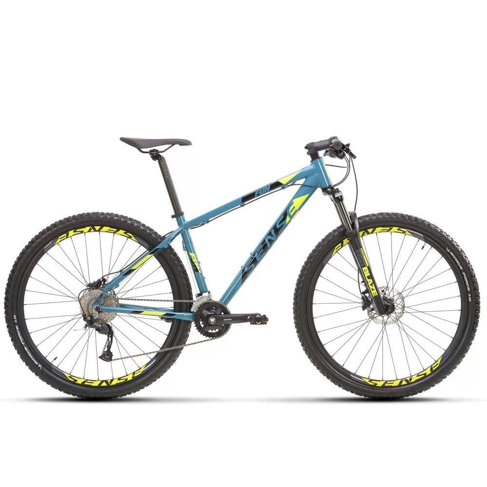 Bicicleta Sense Bike Fun Evo T19 Aro 29 Susp. Dianteira 18 Marchas - Azul