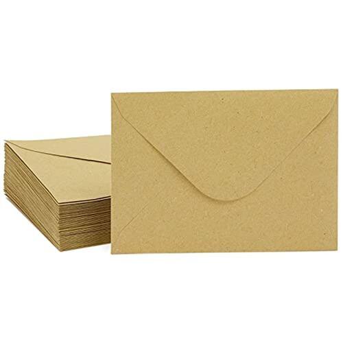4x6 Envelopes de papel Kraft para chá de bebê, festa de aniversário, convites de casamento (4.6