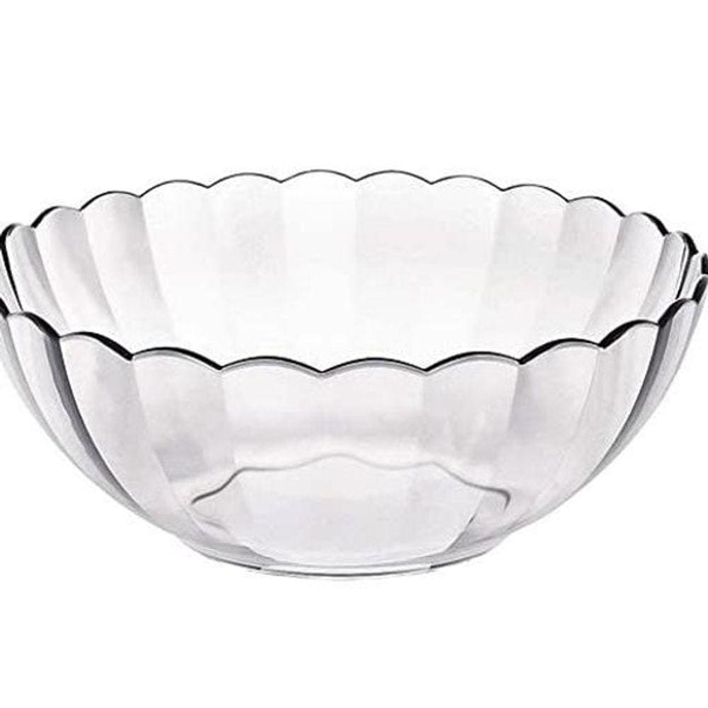 Tigela Bella Transparente Vidro Saladeira 3,1L Bowl