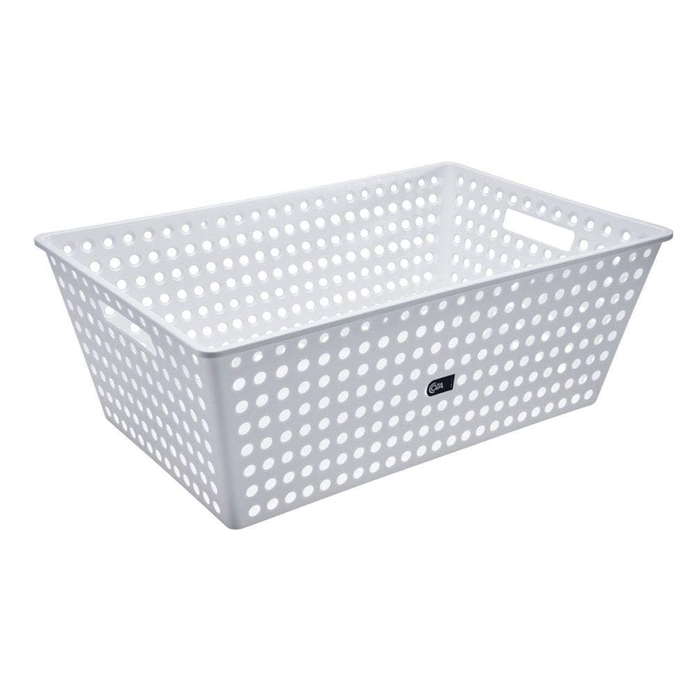 Cestão Coza 59,5x38,8x22,3Cm Branco Coza 10869-0007