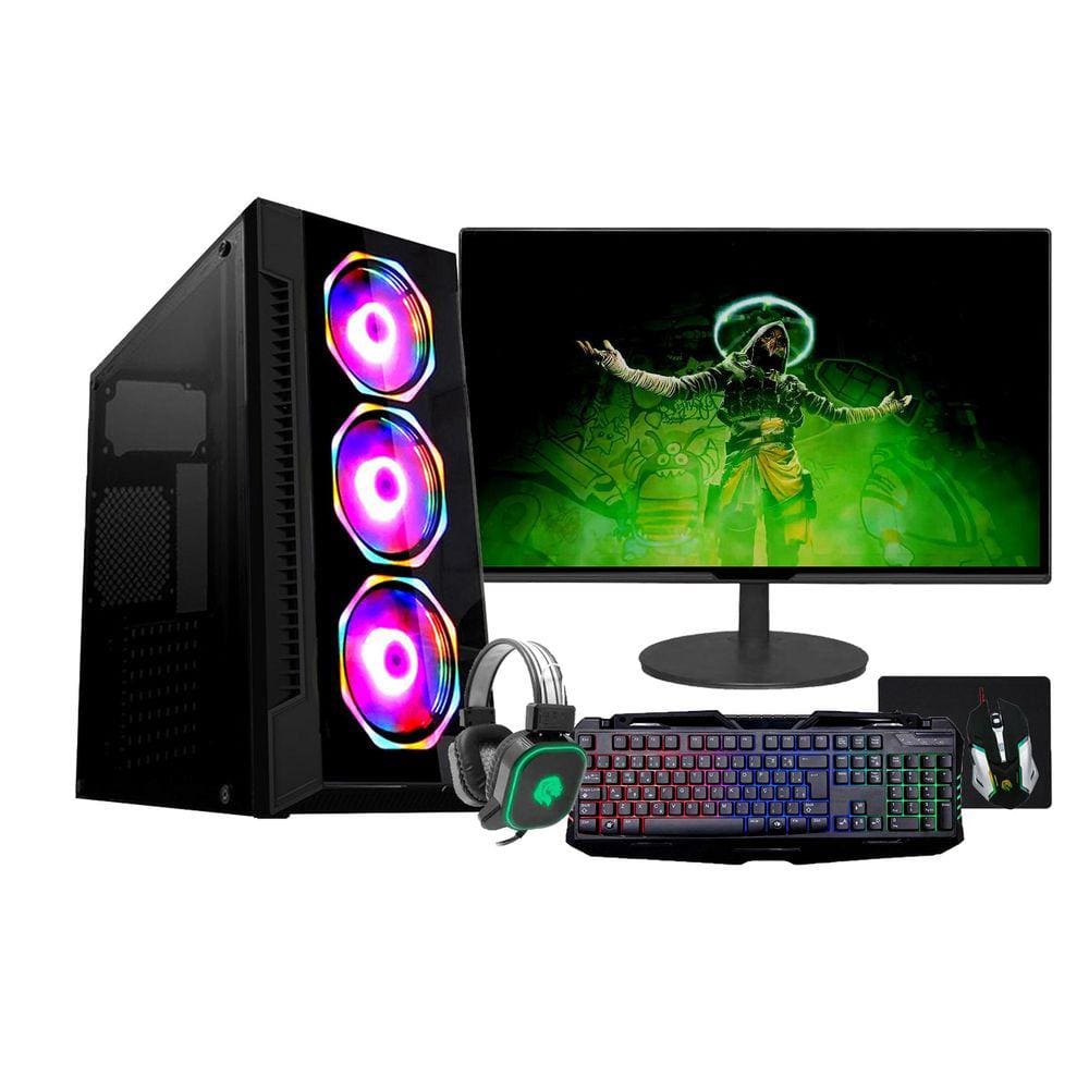 Pc Gamer Barato I5 Gtx1650 16gb Hd1tb Fonte 750w Monitor 27