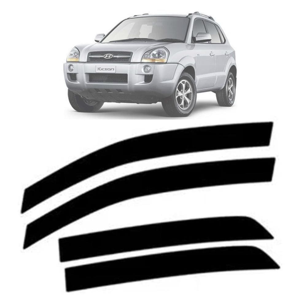 Calha de Chuva Fumê TG Poli Hyundai Tucson 2004 até 2017
