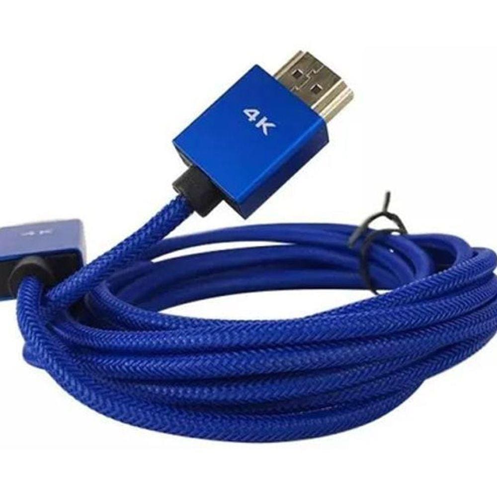 Cabo Hdmi 4K Ultra Hd 2.0 Tv E Gamer Blindado-5 Metros