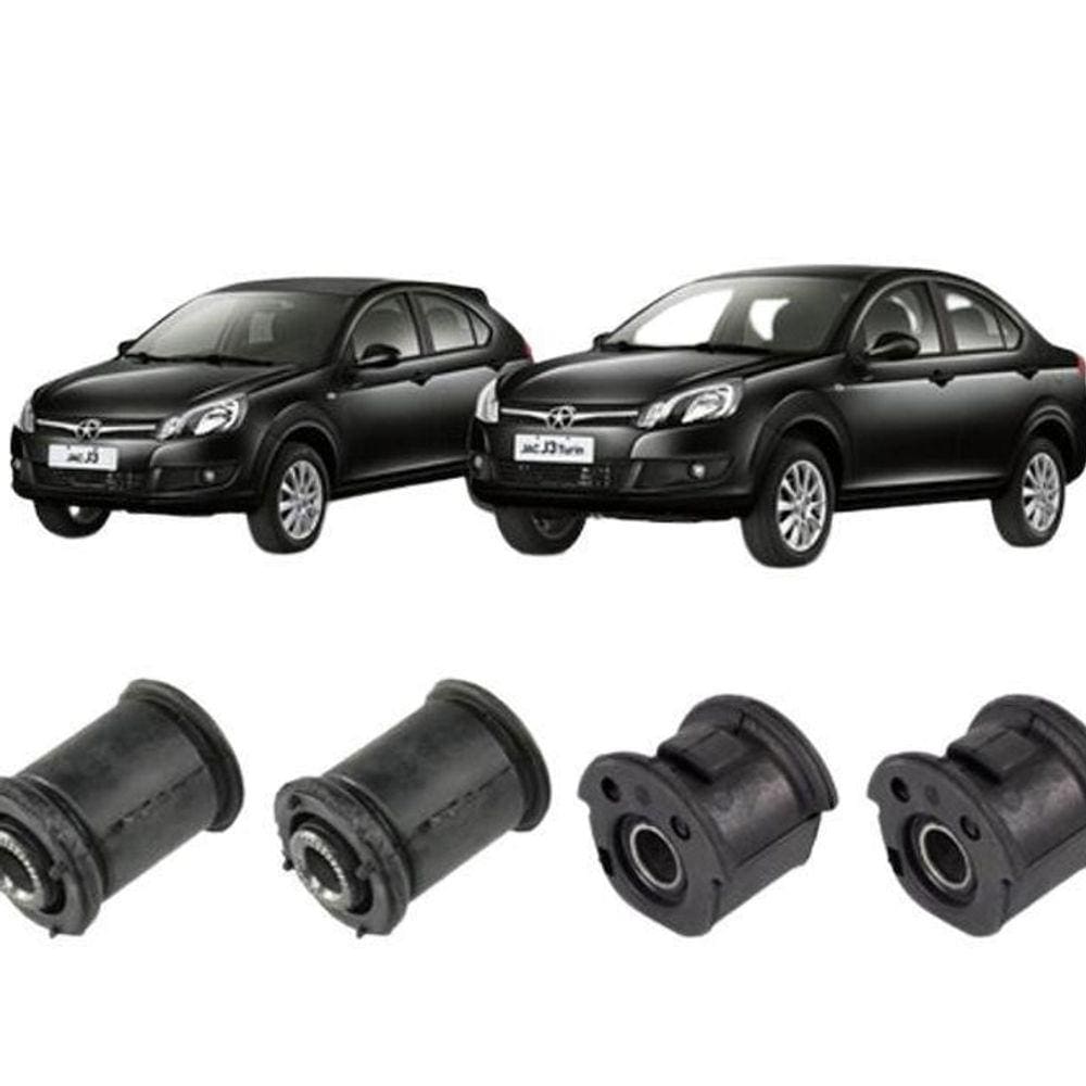 Kit 4 Bucha Balança Jac J3 2011 2012 2013 2014 2015