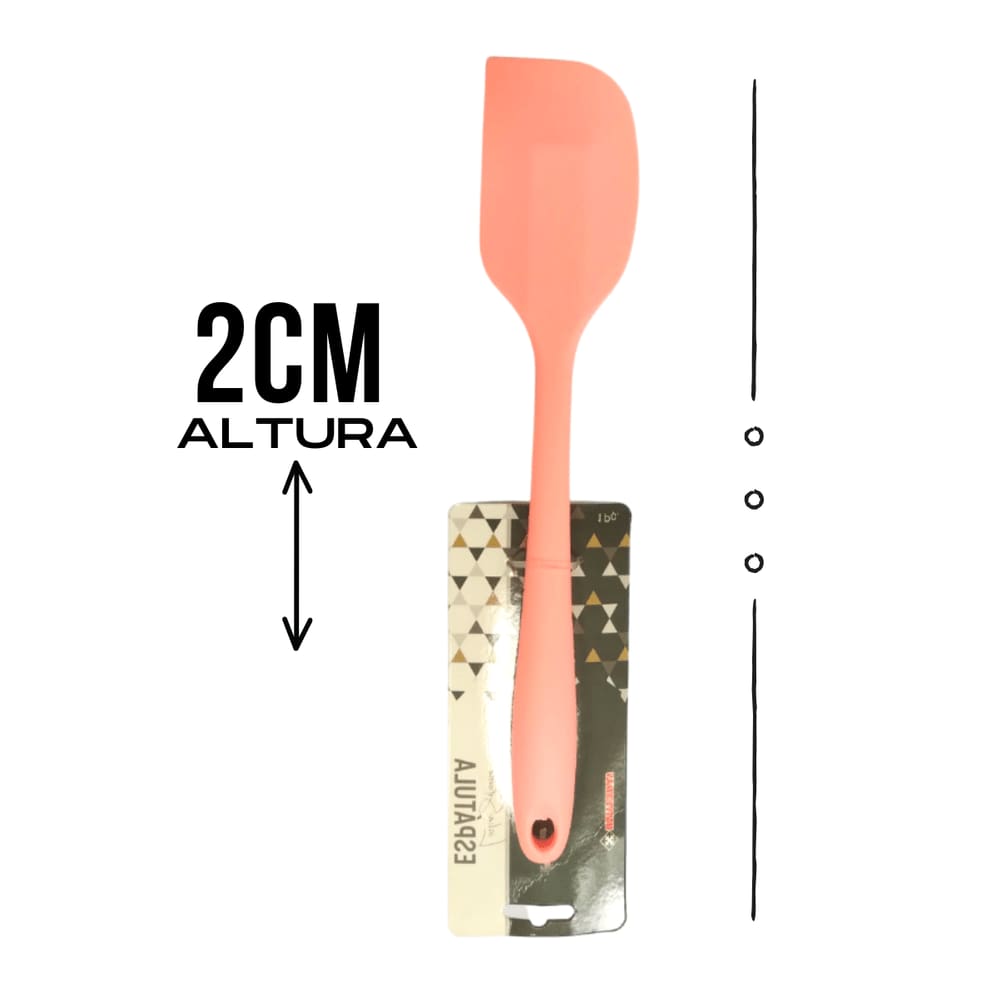 Espátula Pão Duro Raspadora De Silicone 27cm Grande