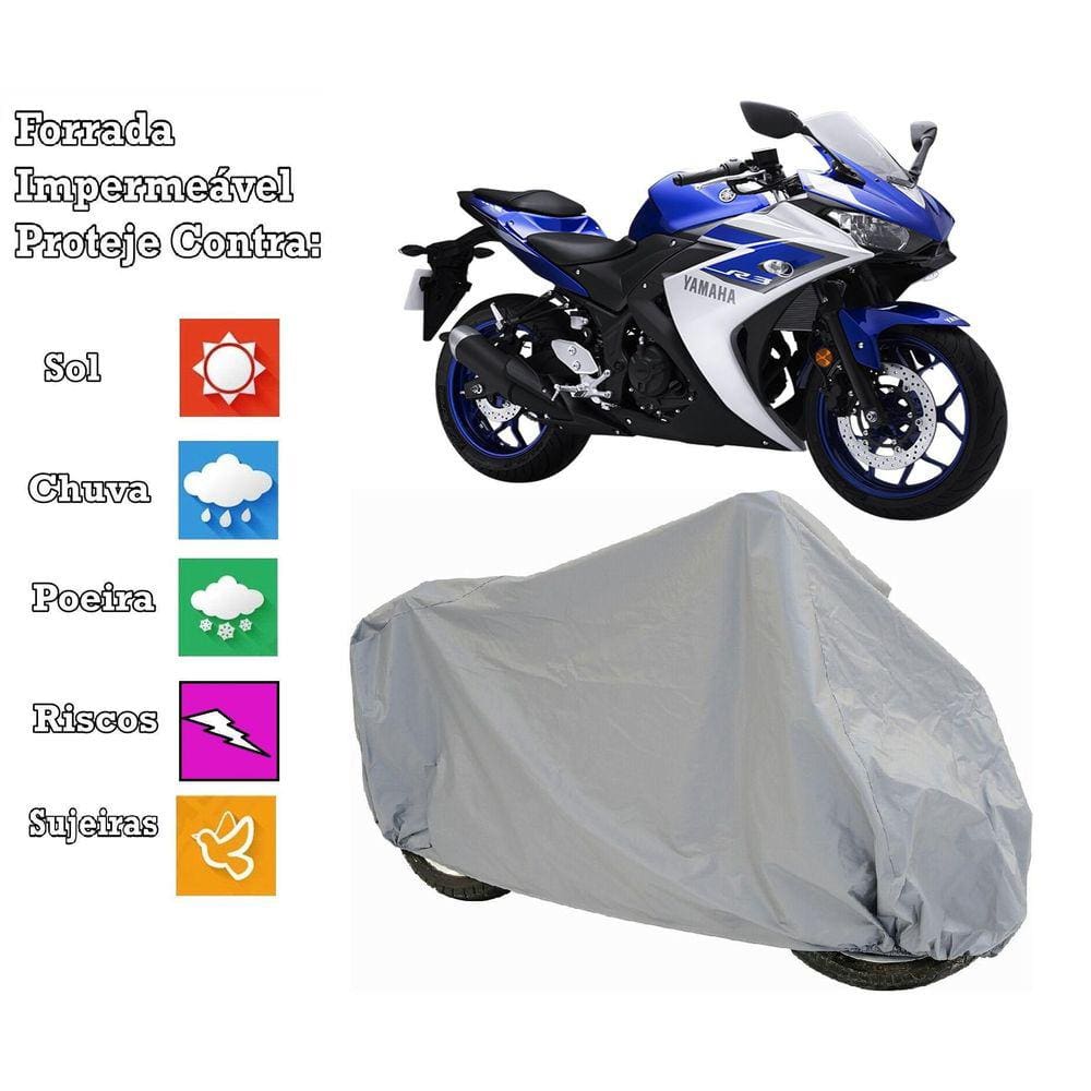 Capa Cobrir Moto Yamaha Yzf-R3 100 % Impermeável E 100%