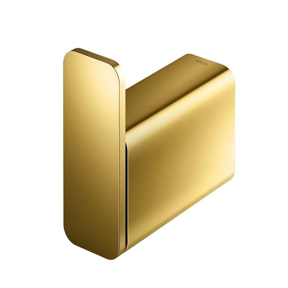 Cabide Docol Flat Ouro Polido