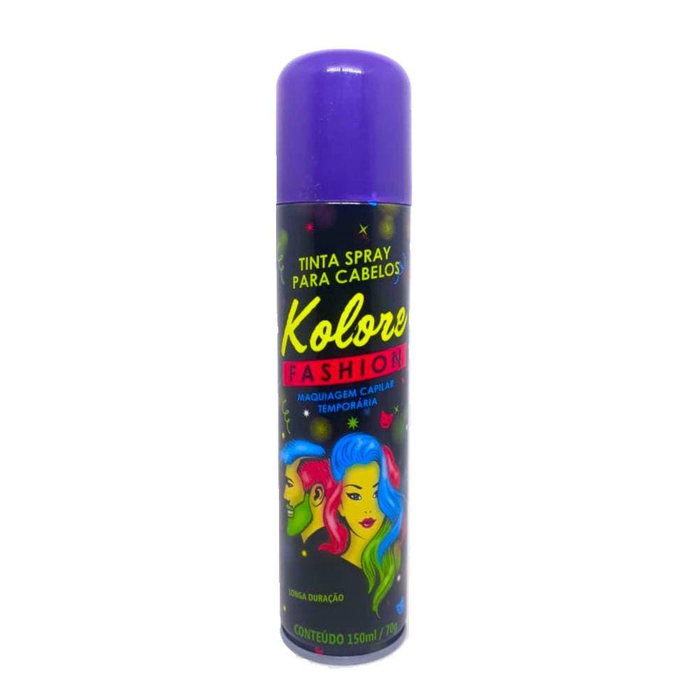 Tinta Temporária para Cabelo Roxo Neon - 135ml