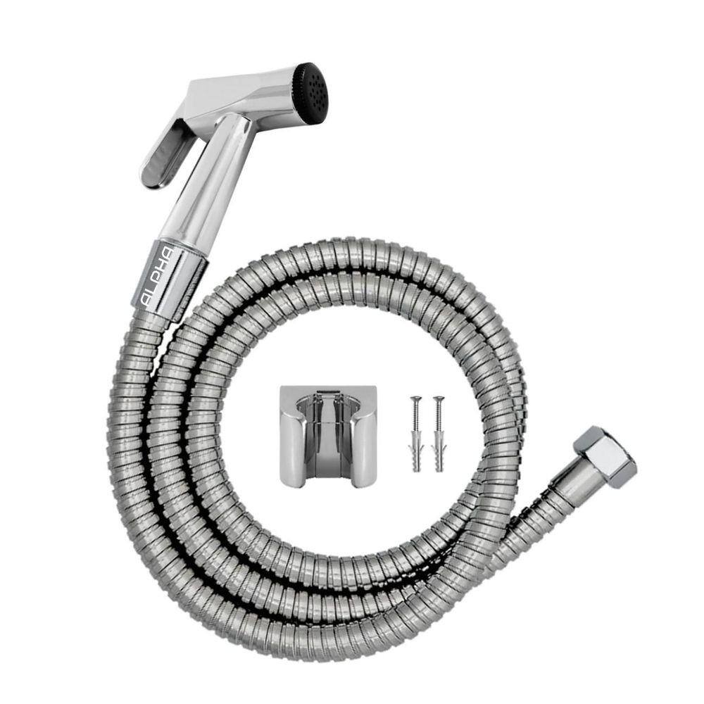 Ducha Higiênica Metal Gatilho Mangueira 1,80 Mt Sem Registro