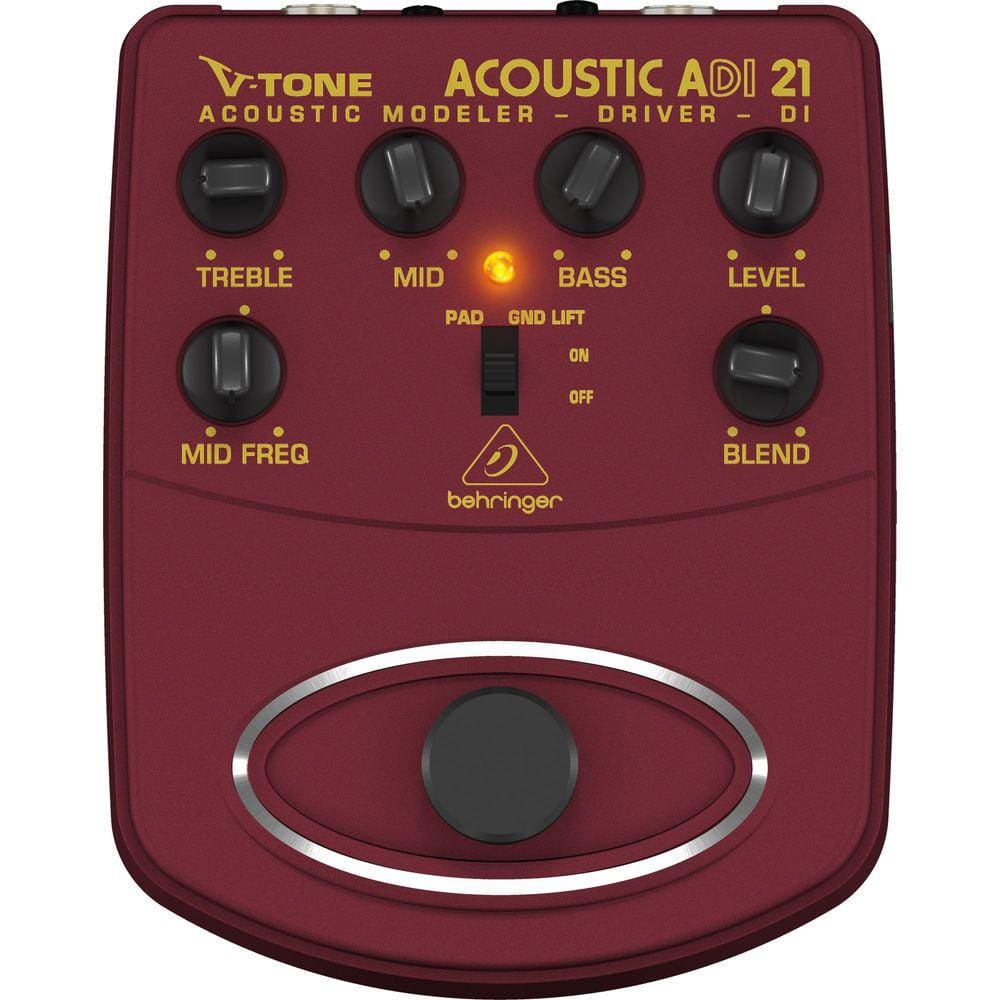 PréAmplificador Direct Box Emulador Acustico Behringer ADI21