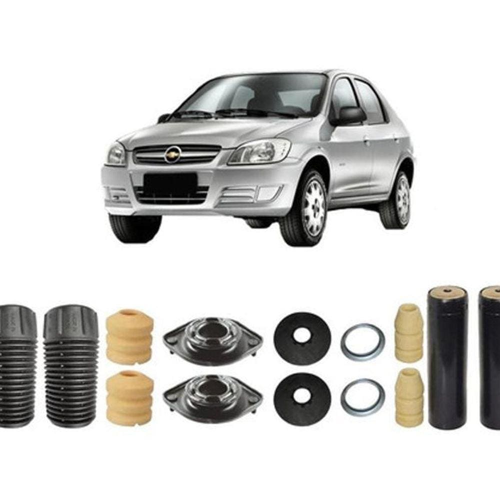 4 Kit Amortecedor Dianteiro Traseiro Gm Prisma 2009 2010 11