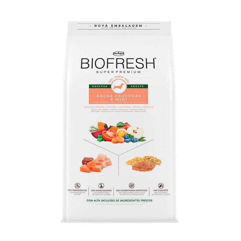 Ração Biofresh Adulto Peq/Mini 10,1Kg