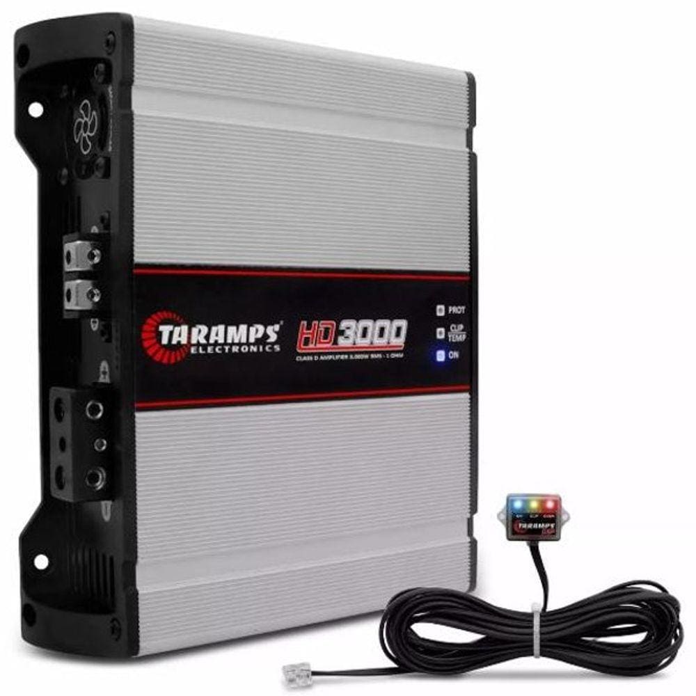 Modulo Taramps 3000wrms Amplificador Automotivo 2ohm Hd3000