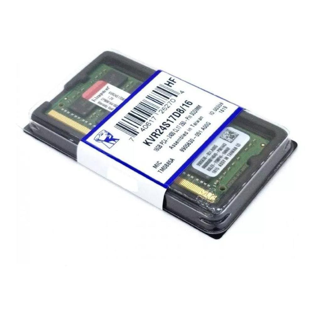 Memória 16Gb Kingston Notebook Ddr4 2400 Mhz
