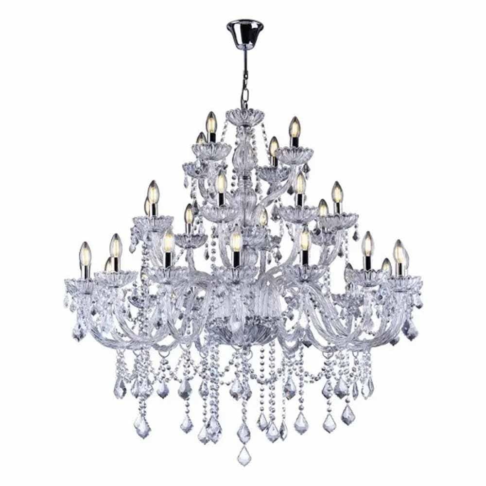 Lustre Candelabro Cristal Legítimo Maria Tereza Nice 28