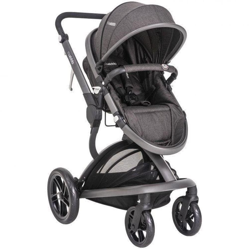 Carrinho De Bebê Travel System Quantum Melange Preto - Kiddo