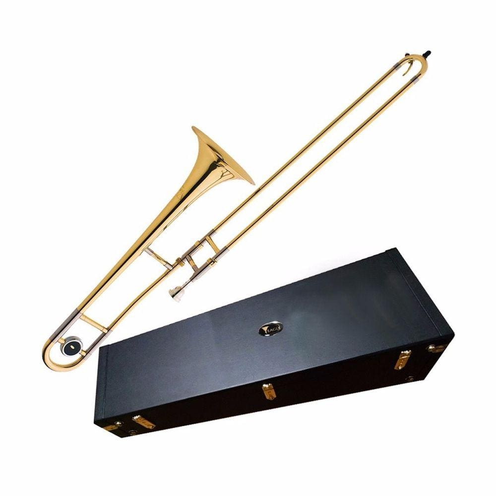 Trombone de Vara em ib laqueado com estojo tv600 eagle