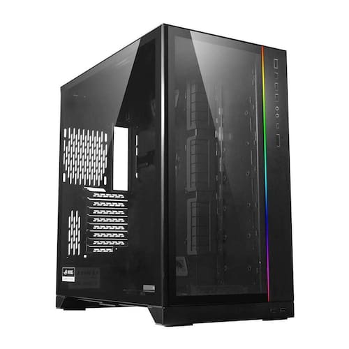 Imagem do produto Gabinete Gamer Lian Li PC-011 Dynamic XL ROG Edition RGB Full Tower E-ATX Preto - O11DXL-X BLACK em Extra