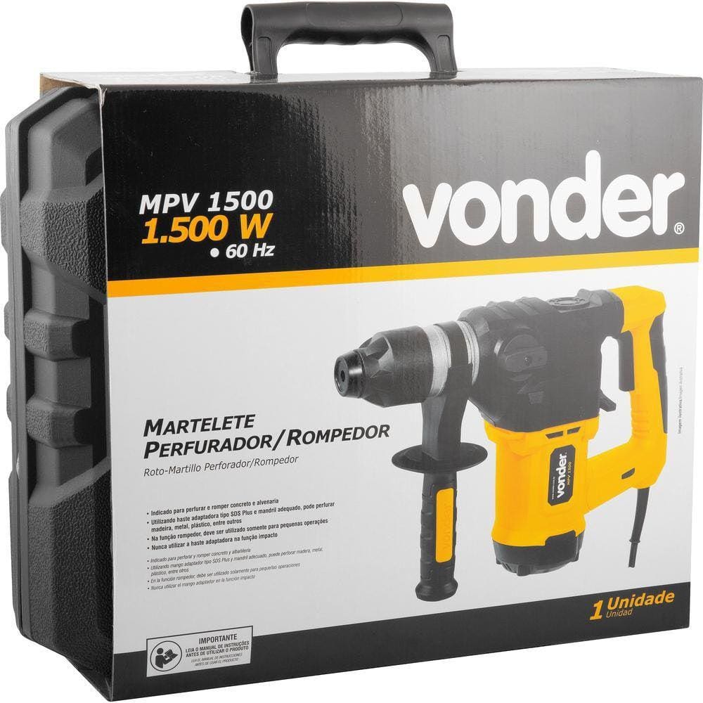 Martelete Perfurador E Rompedor Vonder  Mpv 1500 220 V