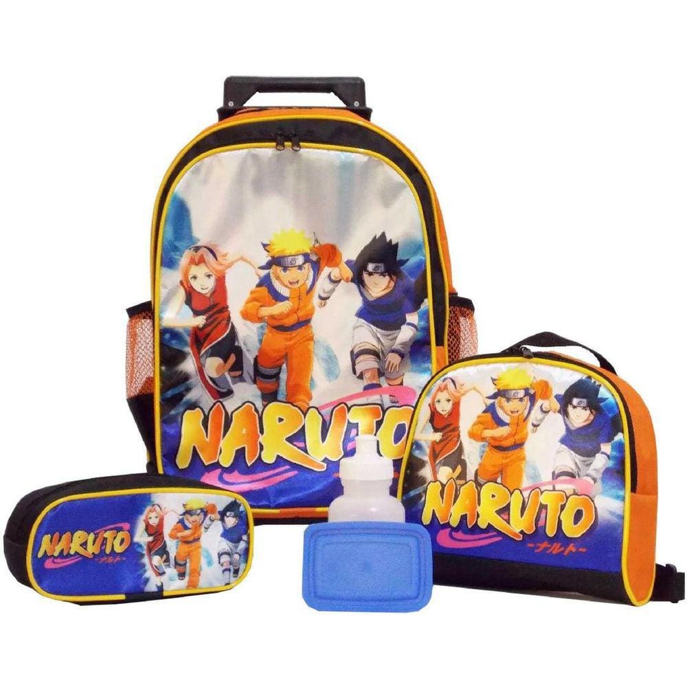 Kit Mochila Naruto Rodinhas Tam G