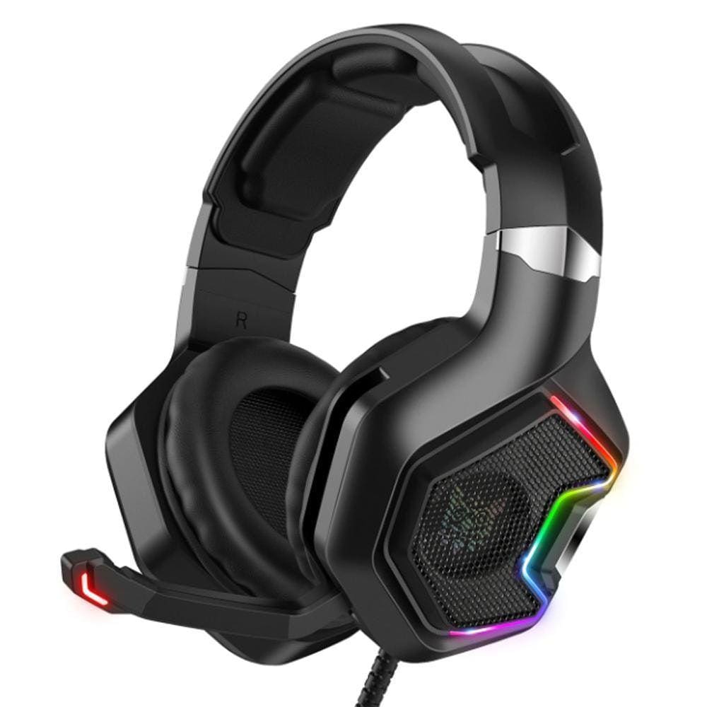 Fone Gamer Headset Profissional Onikuma K10 Pro Rgb Preto