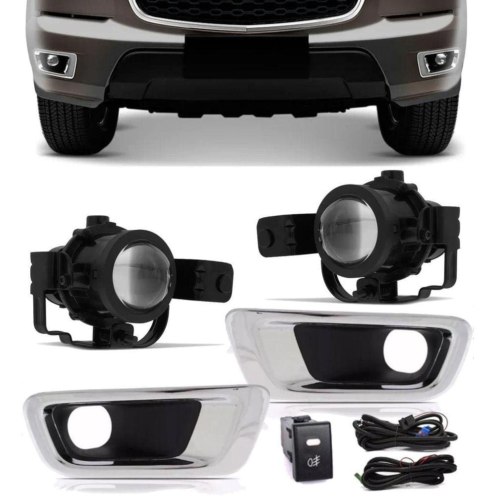 Kit Farol Milha Gm S10 S-10 Trailblazer 2012 2013 2014 2015