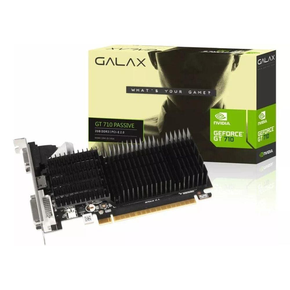 Placa De Video Nvidia Galax Gt 710 2Gb Ddr3