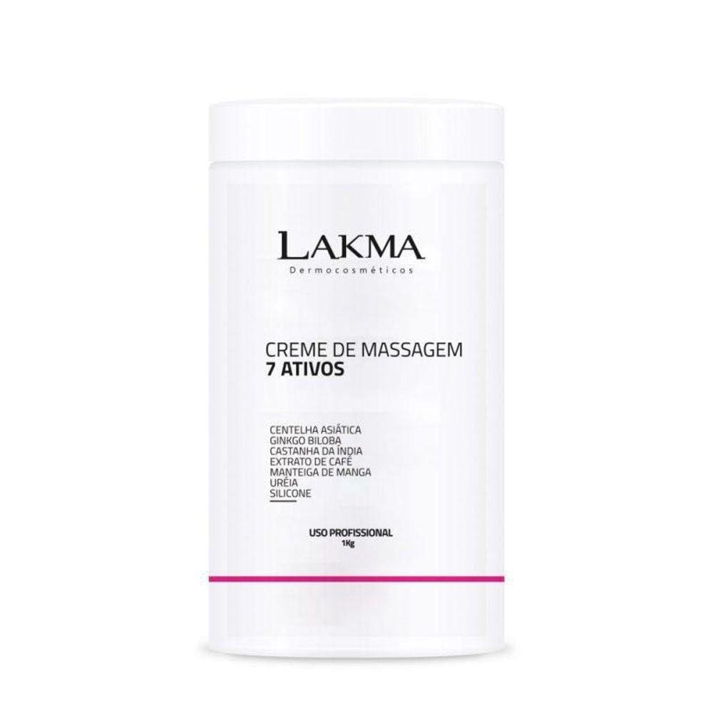 Creme De Massagem 7 Ativos 1Kg Lakma