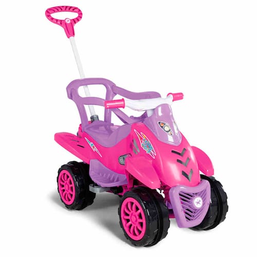 Carrinho Motoca Quadriciclo Cross Turbo - Calesita Rosa - Carrefour