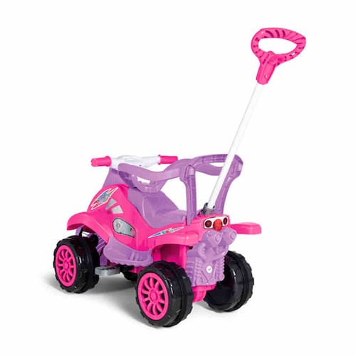 Carrinho Motoca Quadriciclo Cross Turbo - Calesita Rosa - Carrefour