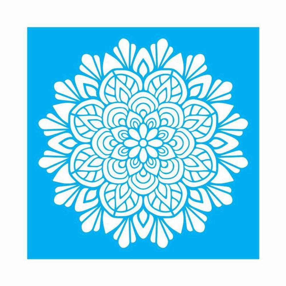 Stencil Tamako Mandala - 30X30Cm - Ref 9513