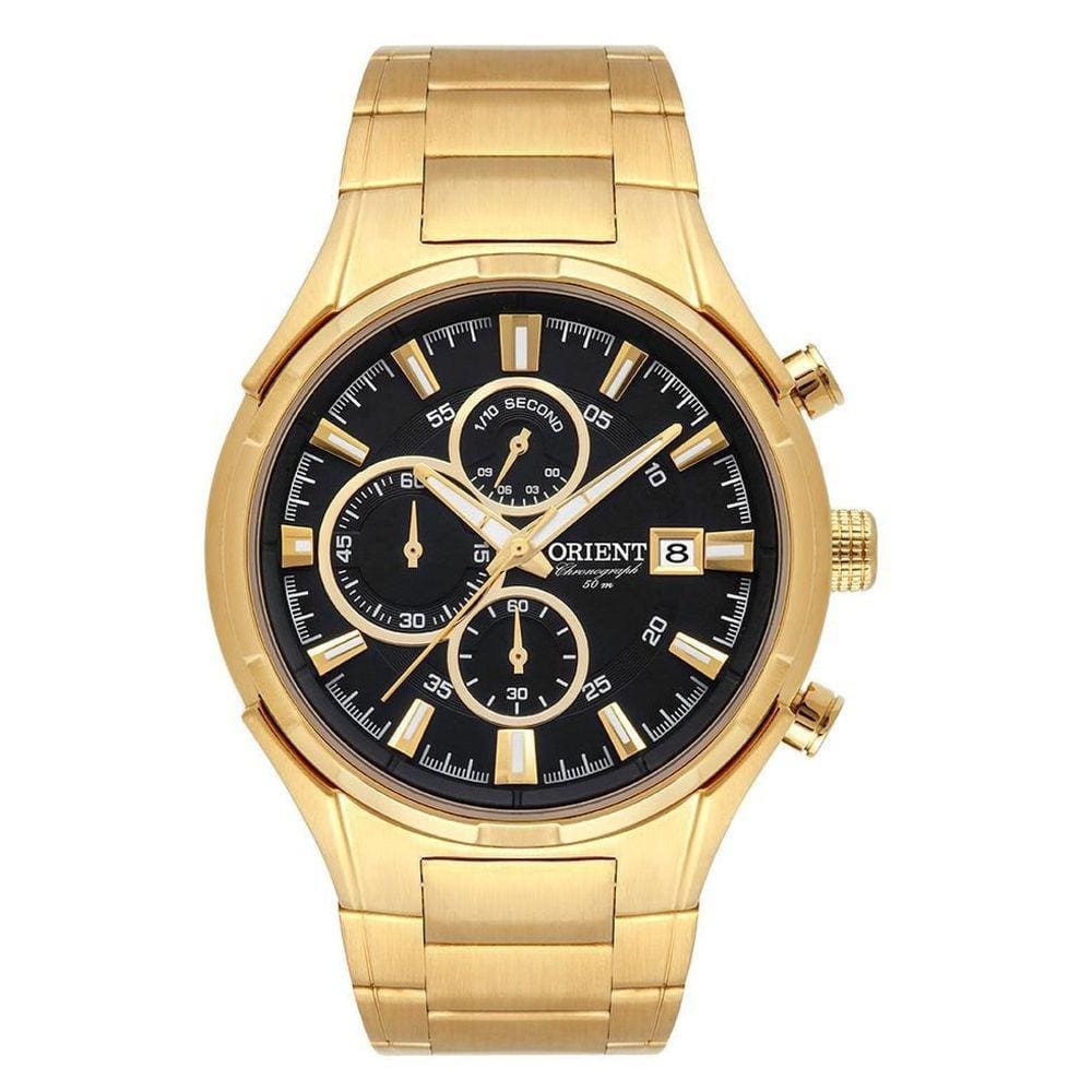 Relógio Masculino Orient Mgssc027 P1Kx Cronograph Aço Inox