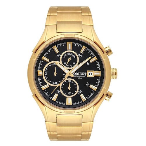 imagem-Relógio Masculino Orient Mgssc027 P1Kx Cronograph Aço Inox