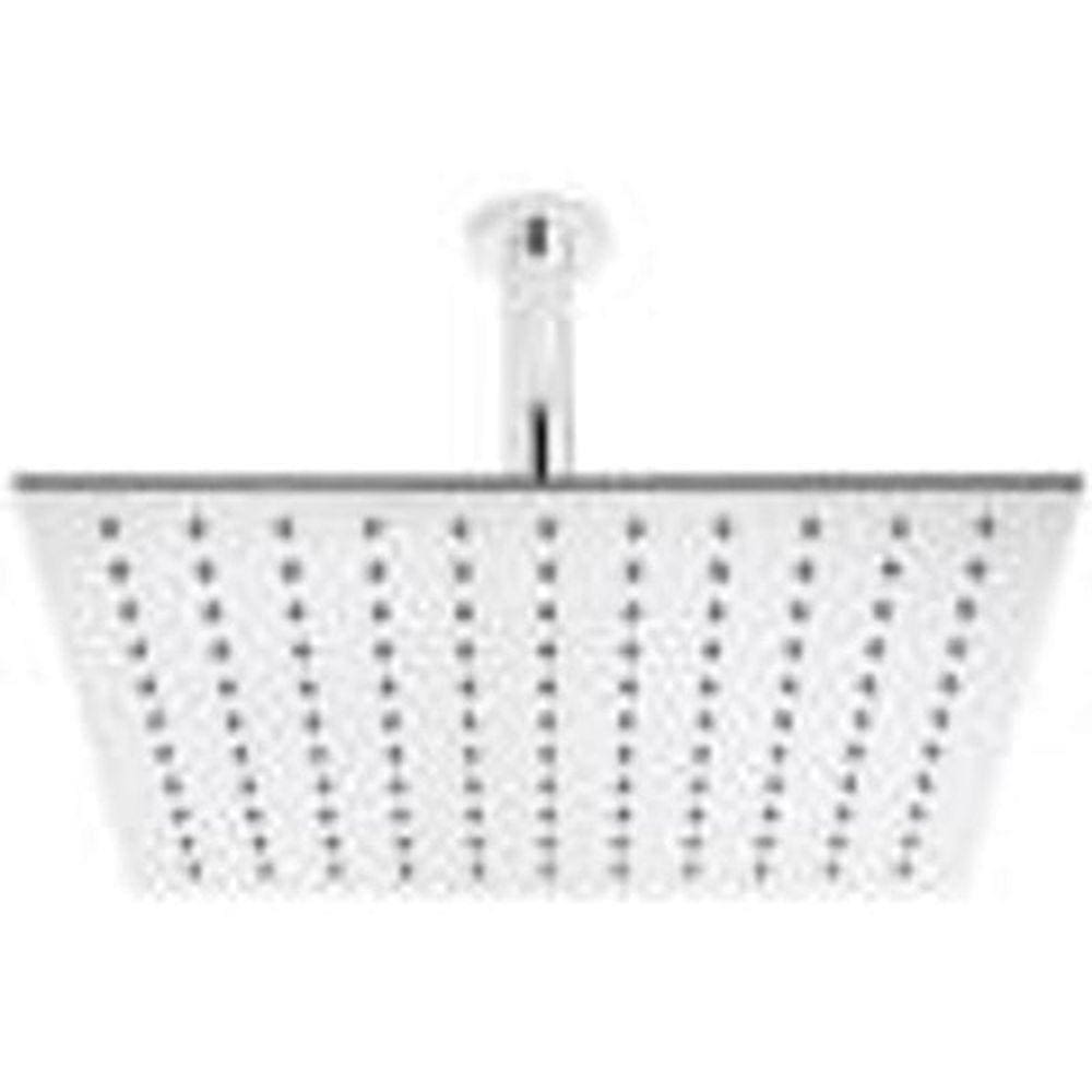 Ducha De Teto Inox Ss304 Slim 25X25 Com Braço