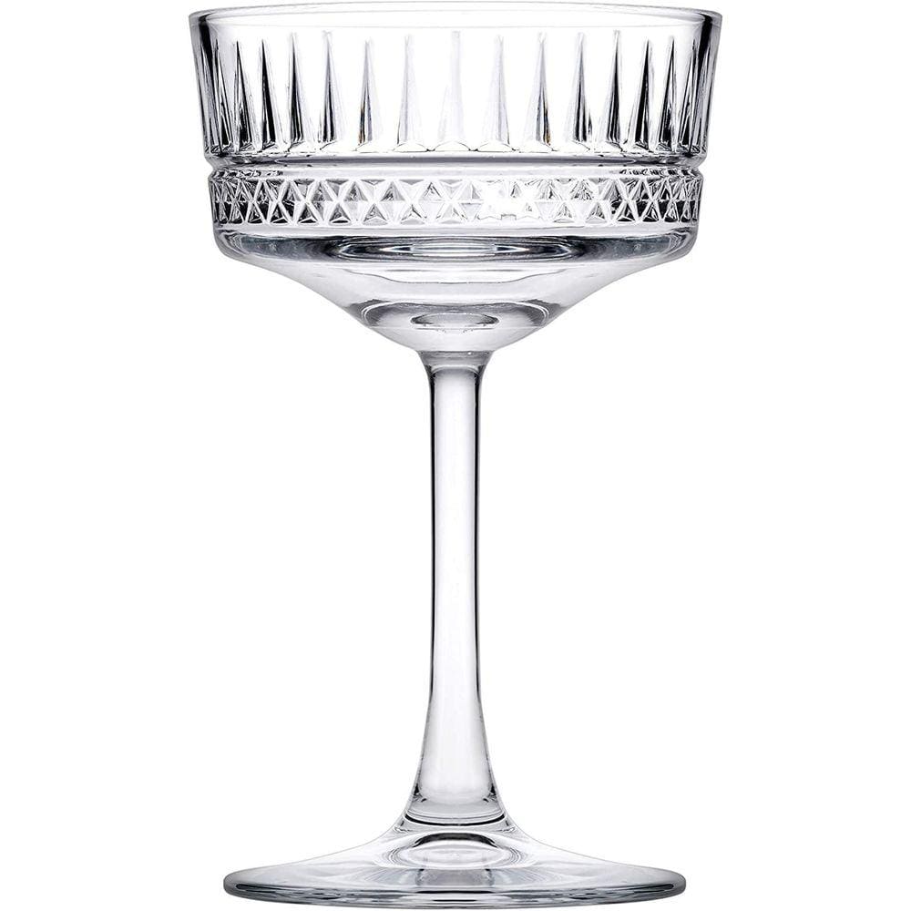 Jogo De 4 Tacas Para Champanhe Coupe Elysia Em Vidro 260Ml