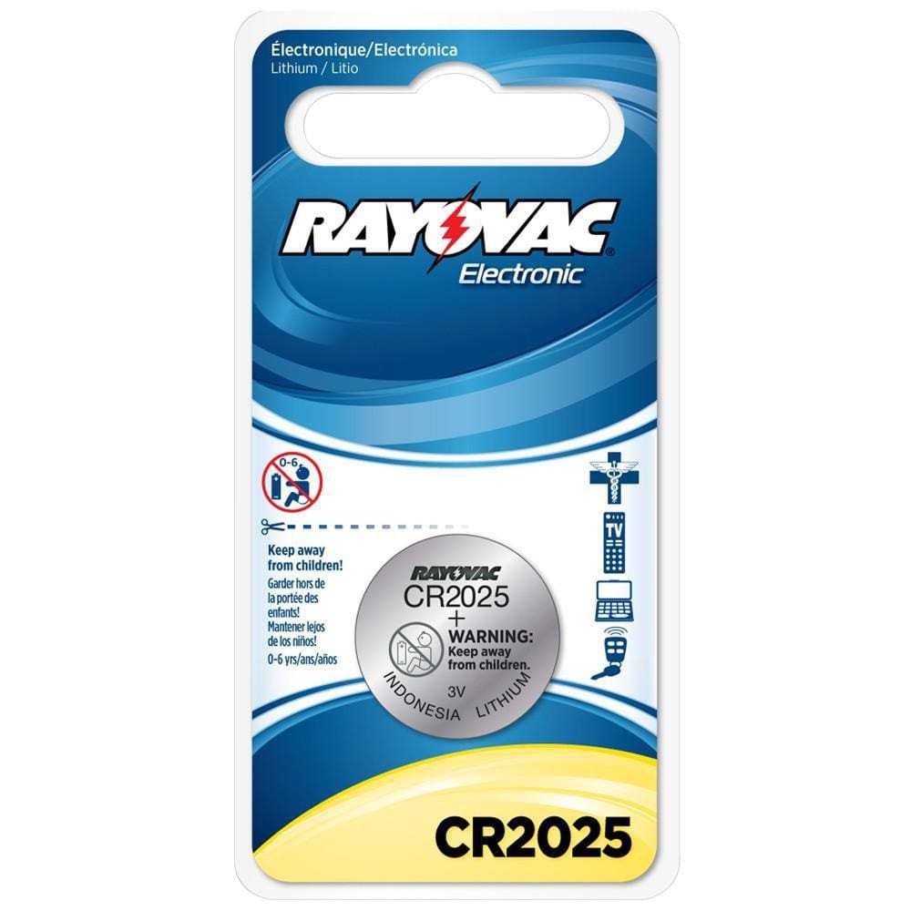 Bateria Lithium Rayovac Cr2025 Botão 3V