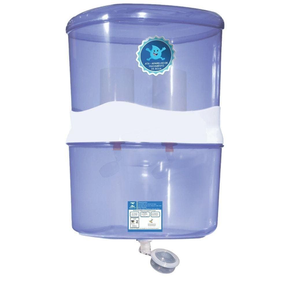 Purificador Água Alcalina Tipo Galão Para Base Refrigerada - 2 Velas