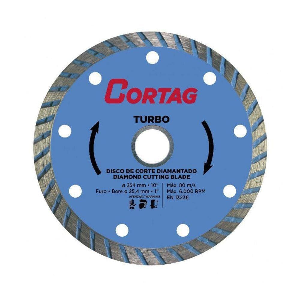 Disco Diamantado Turbo 254Mm Cortag