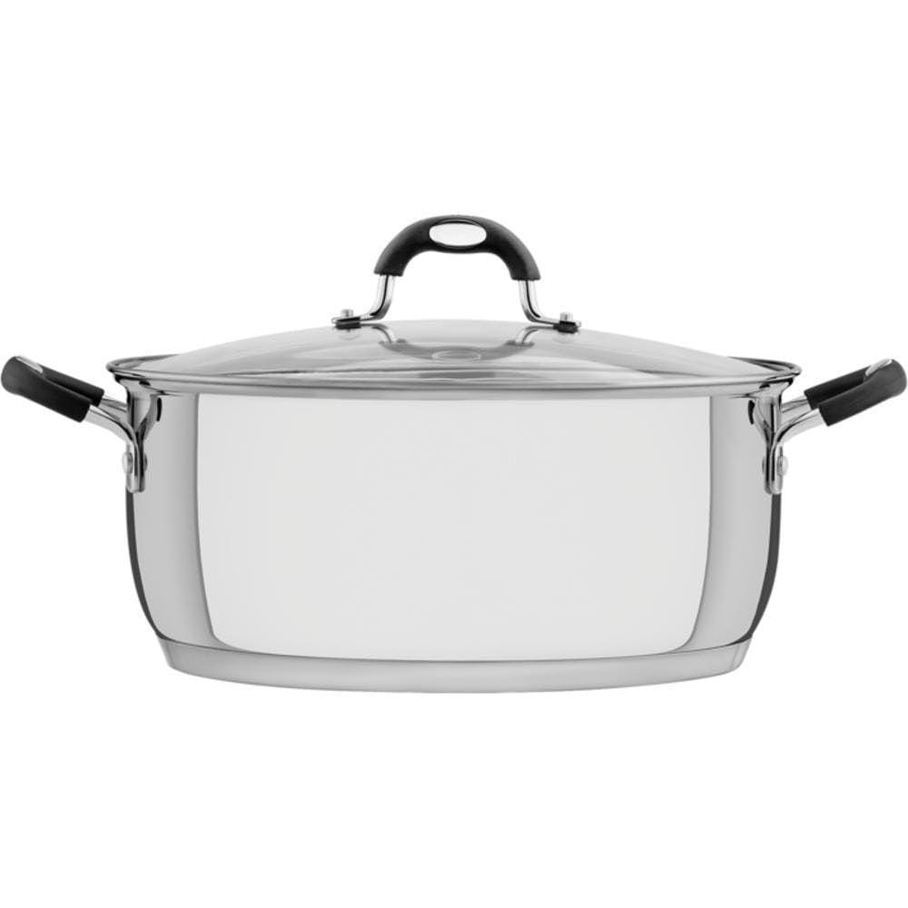 Caçarola Tramontina Solar Em Aço Inox 30Cm 8,9L Fundo Triplo