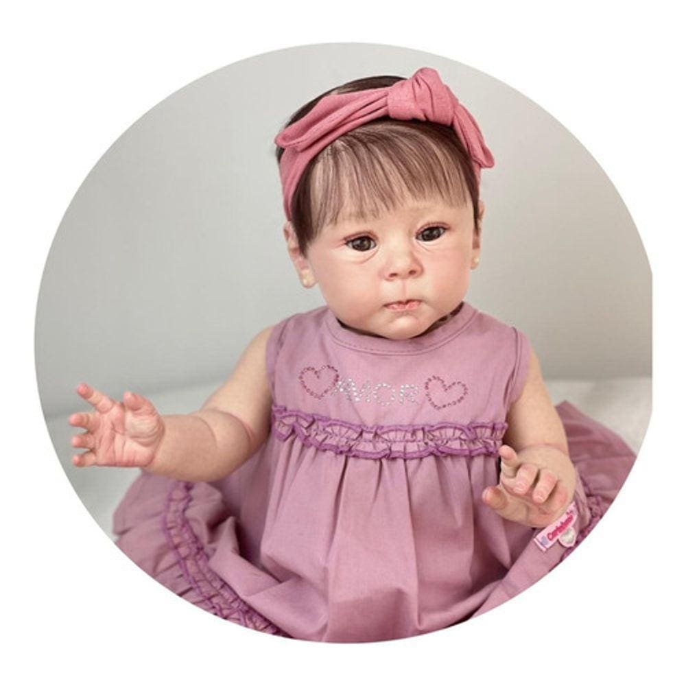 Bebe Reborn Boneca Silicone Realista Menina Princesa
