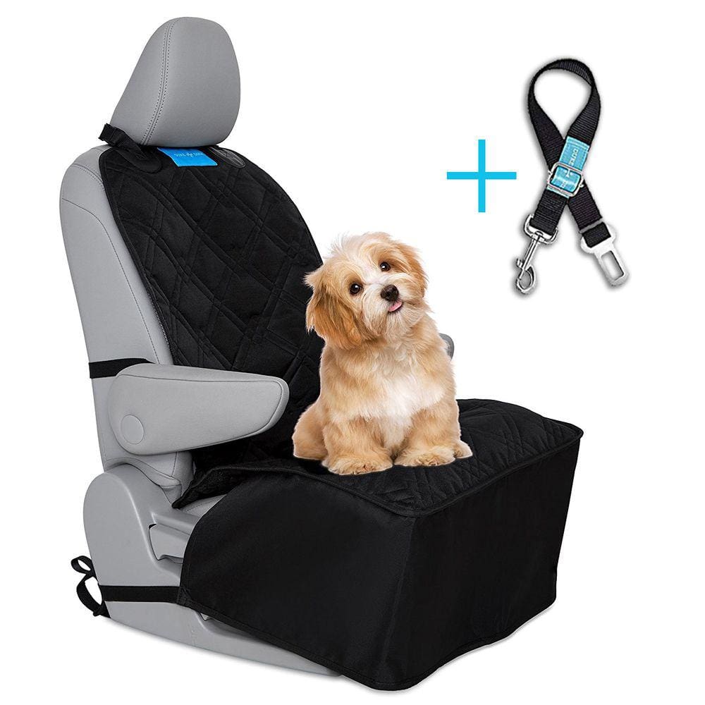 Kit Capa Pet Protetora de Banco Dianteiro Impermeavel Passeio + Cinto de Segurança