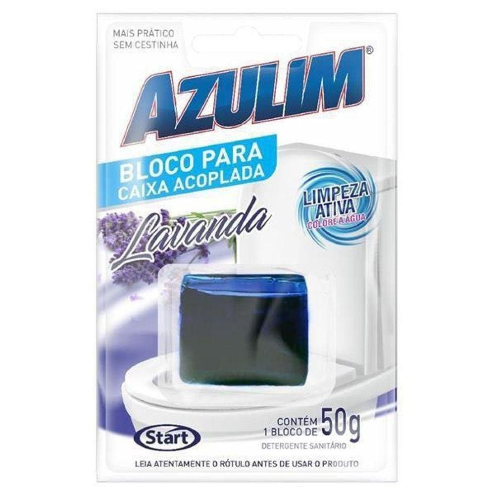 Bloco Sanitario Caixa Acoplada Azulim Lavanda 50Gr