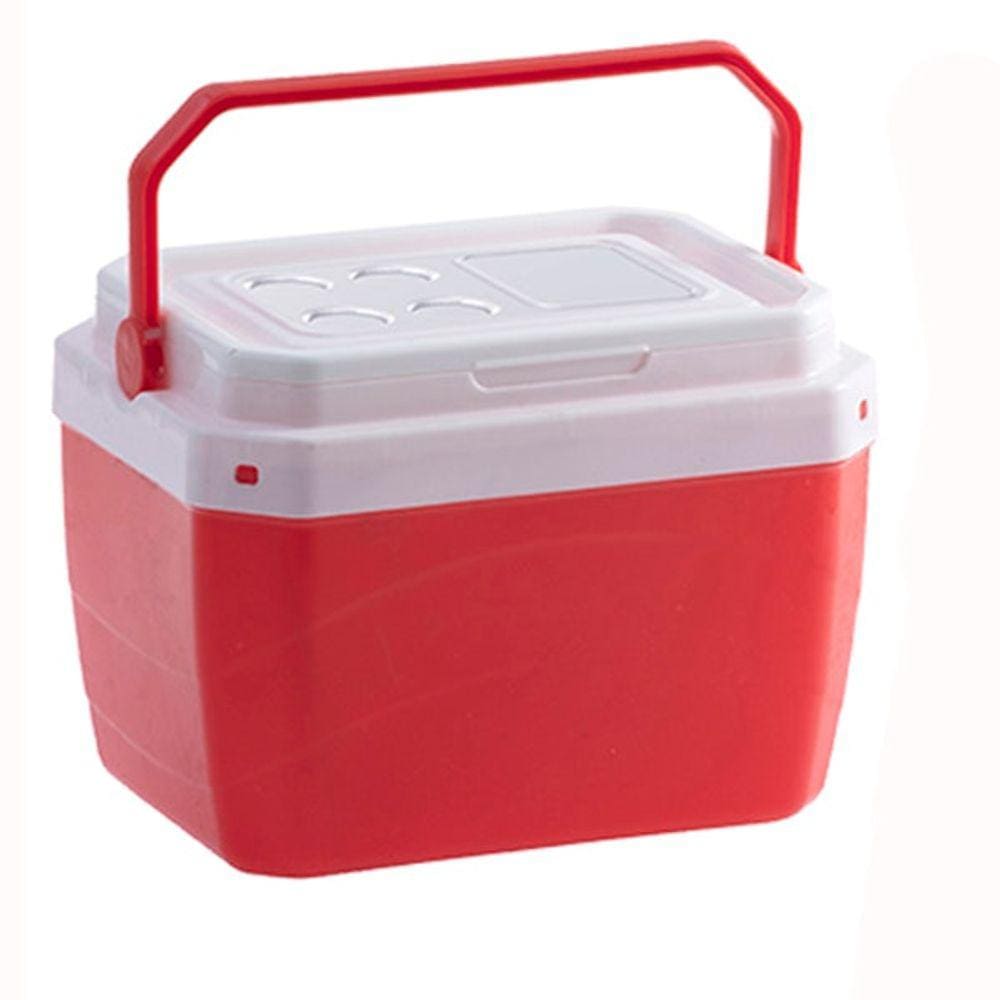 Caixa termica de plastico vermelho 40l 50,5X41X37cm